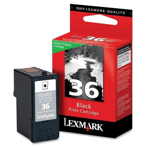 Lexmark 36 Ink Cartridge Lexmark Genuine Oem Black