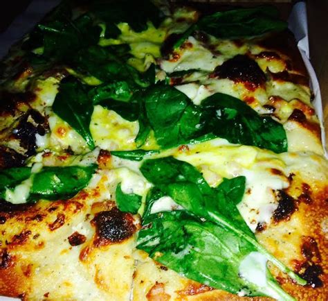 Tastewant On Twitter The Spinach And Cheese Pizza From Naked City Pizza