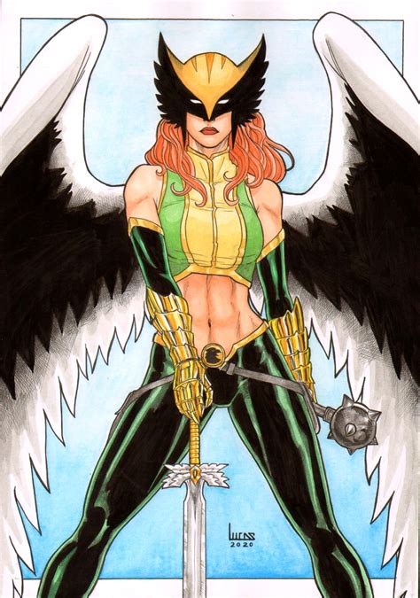 Hawkgirl Art By Gomeslucasart