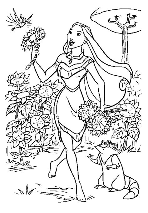 Disney pocahontas coloring pages are a fun way for kids of all ages to develop creativity, focus, motor skills and color recognition. Pocahontas Coloring Pages