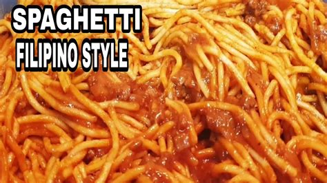 How To Cook Yummy Spaghetti Filipino Style Best Spaghetti Less Ingredients Filipino Spaghetti