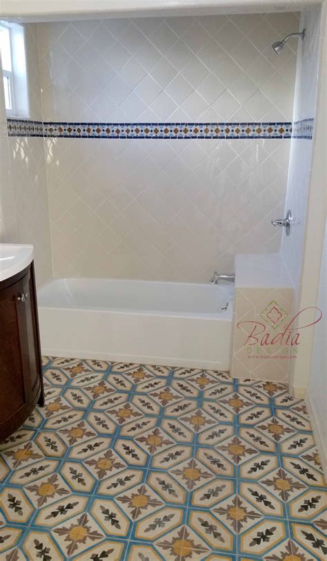 moroccan floor tile bathroom bathmro