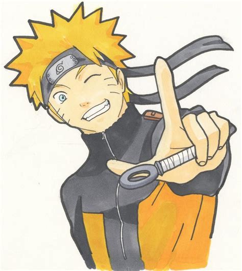 Naruto Colored With Copic Markers By Treneejr On Deviantart