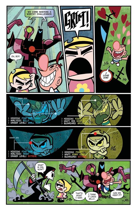 Exclusive Preview Super Secret Crisis War The Grim Adventures Of Billy And Mandy 1 Comic