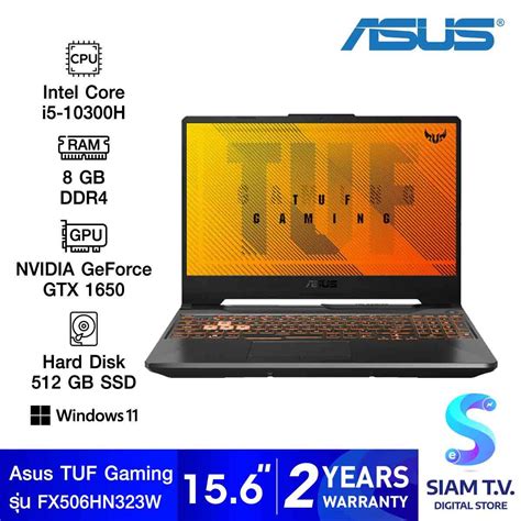 Notebook โน้ตบุ๊ค Asus Tuf Gaming F15 Fx506lhb Hn323w