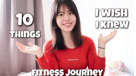 10 Things I Wish I Knew Before Starting My Fitness Journey Some Tips