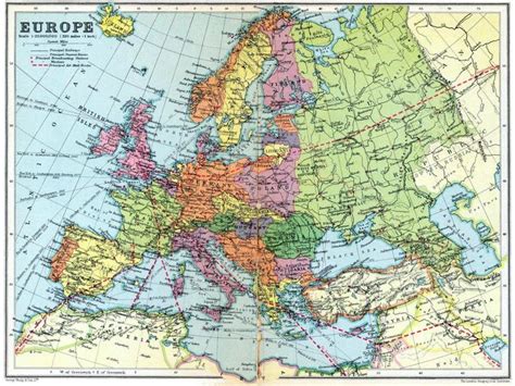 Detailed Map Of Europe In 1936 Europe Map Map Detailed Map