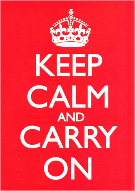 The Real History Of The Keep Calm And Carry On Poster