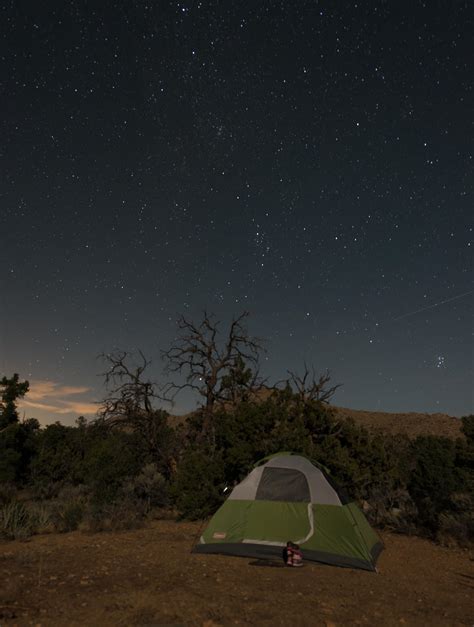 Starry Night At Mid Hills Campground Mojave National Preserve