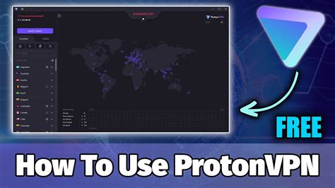 how to use protonvpn free and premium covering all the features youtube