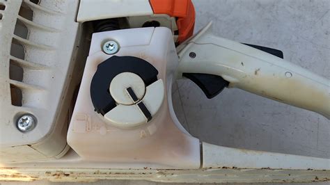 How To Open Stihl Ms251c Gas Cap Youtube