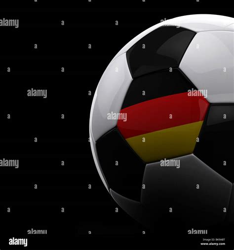 German Soccer Ball Stock Photo Alamy