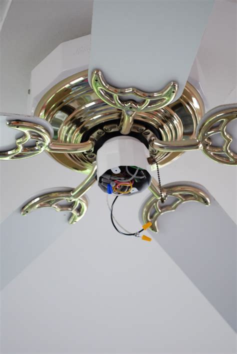 Easier to install than drywall, a suspended ceiling allows simple access to overhead mechanical systems. Cookie Crumbs & Sawdust: installing a ceiling fan light kit
