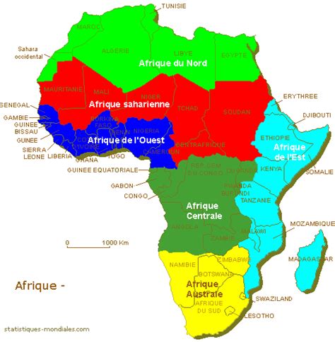 Carte Des Régions D Afrique My Blog