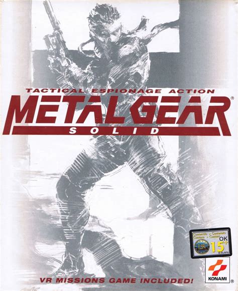 Metal Gear Solid 1999 Playstation Box Cover Art Mobygames