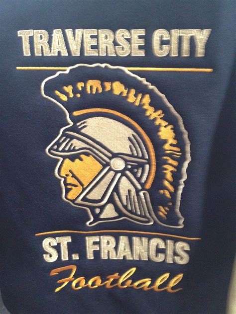 Traverse City St Francis Varsity Letterman Jacketthe Trophy Trolley