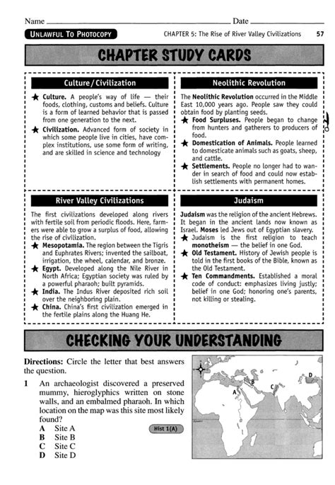 River valley civilizations worksheet answer key — db-excel.com