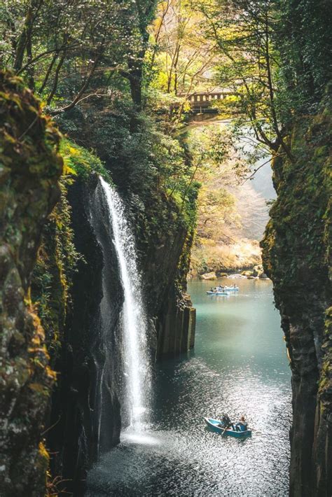 Takachiho Gorge In Kyushu Most Beautiful Waterfall In Japan