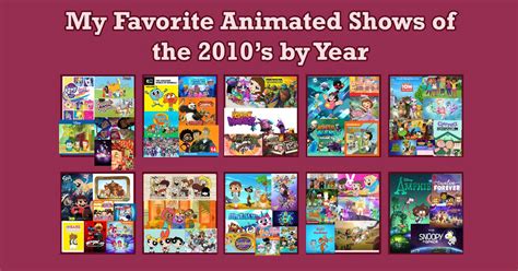 My Favorite Animated Shows Of The 2010s By Year By Starcomedianvevo On