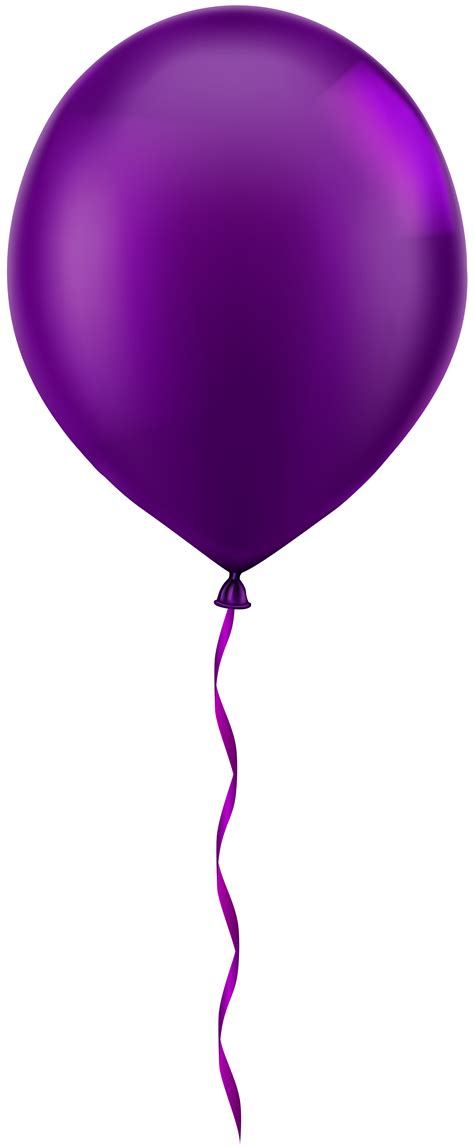 Purple Balloonss Clip Art Library