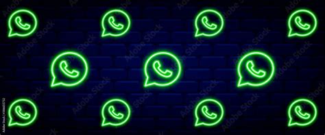 Whatsapp Logo Whatsapp Neon Whatsapp Background Whatsapp Pattern