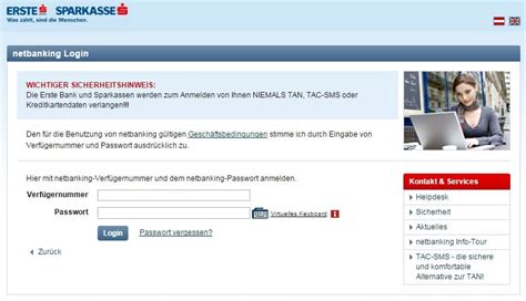 Zuhause, im büro oder unterwegs. Netbanking der Erste Bank und Sparkasse - Bankkonditionen.at