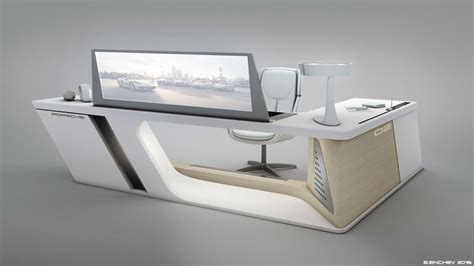 Artstation Porsche Desk V02 Encho Enchev Office Furniture Modern
