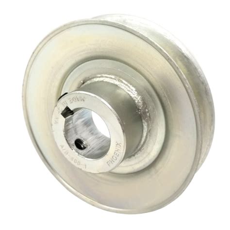 V Groove Drive Pulley 4 Dia 1 Bore Steel