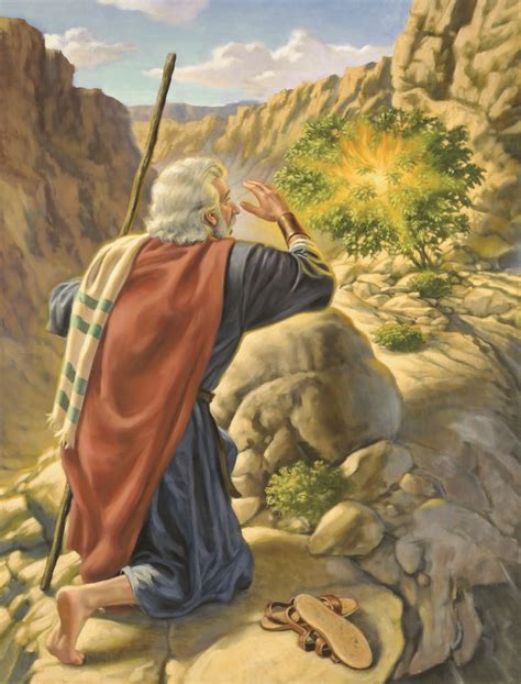 Old Testament Lesson Moses And The Burning Bush Seeds Of Faith