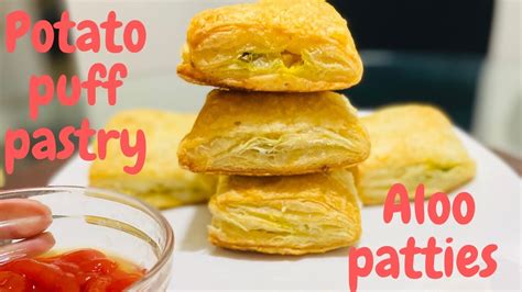 Aloo Patties Recipe Baked Potato Puff Pastry Quickest Recipe Youtube