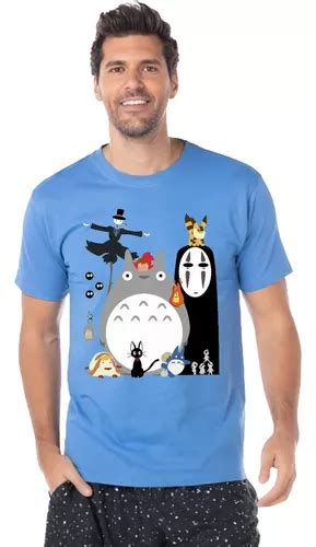 Playera Studio Ghibli Diseño 98 Anime Playeras Beloma Meses Sin Interés