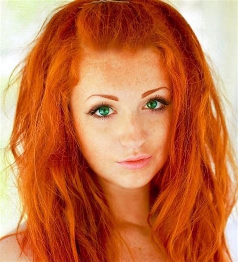 Redhead With Brilliant Green Eyes Trap2