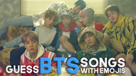 Can You Guess 10 Bts Songs Only With Emojis Youtube
