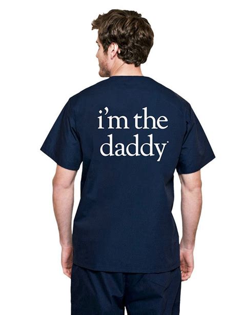 Daddy Scrubs Simple Ts For New Dads Expectant Father Ts Hospital Ts