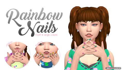 Sims 4 Toddler Nail Polish Cc