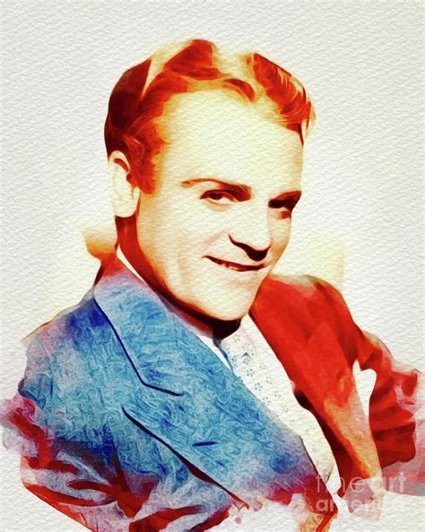 James Cagney Vintage Movie Star Painting By Esoterica Art Agency