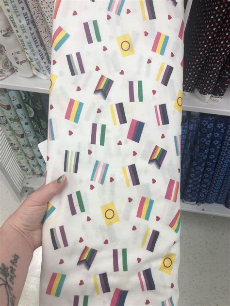 Pretty Pride fabric at Joann’s! : r/lgbt