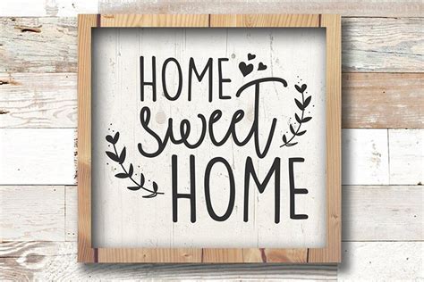 Home Sweet Home Svg Home Sign Farmhouse Style 404460 Svgs Design