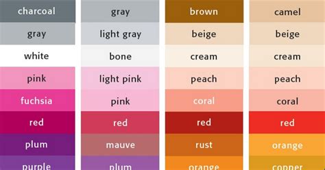 28 Konsep Nama Warna Pastel Dan Gambarnya Catalog Warna Aneka Warnaku