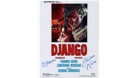 Django Photograph Signed By Franco Nero Charitystars