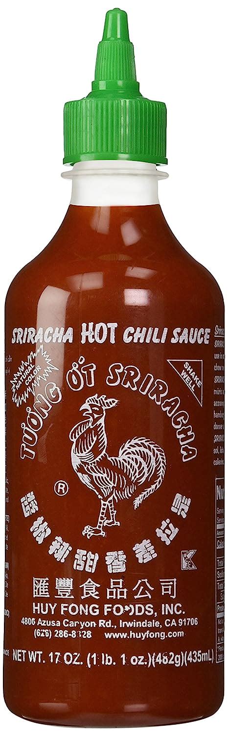 Huy Fong Sriracha Hot Chili Sauce Net Wt 17 Oz 3 Pack Chile Sauces