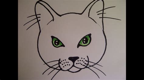 Bilder abpausen ist völlig ok! Katzengesicht zeichnen. Katzenkopf zeichnen. Katzenauge ...