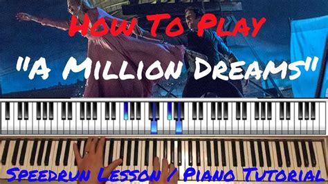 Easy (if you are a beginner, read below practice and performance notes on how to play this sheet music). How To Play "A Million Dreams" - SpeedRun Lesson - Piano ...