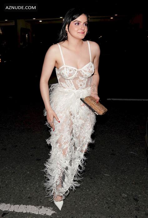 Ariel Winter Puts On A Very Sexy Display In A Sheer Lace Dress For A