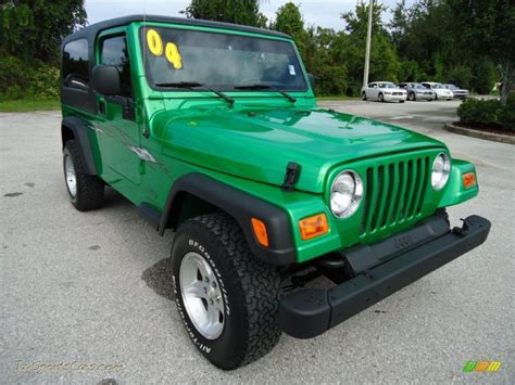 jeep wrangler sport   electric lime green pearl photo