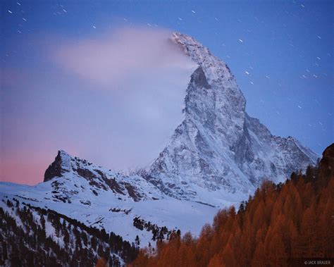 Matterhorn Stars 2 Pennine Alps Switzerland Mountain Photography