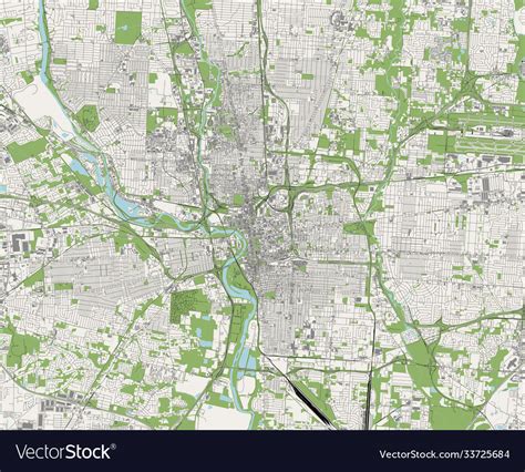 Detailed Map Of Columbus Ohio