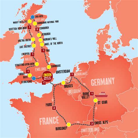 2 Week Europe and Britain Tour - Visit Hadrian's Wall - Expat Explore