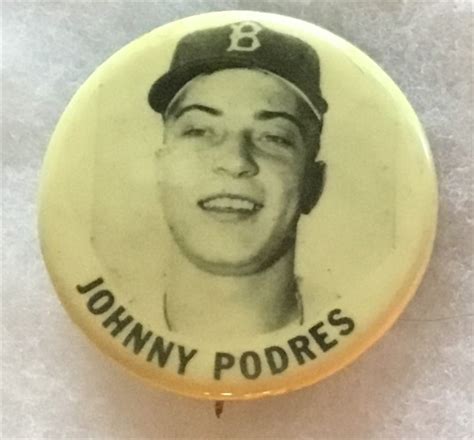 Lot Detail 50s Johnny Podres Brooklyn Dodgers Pin