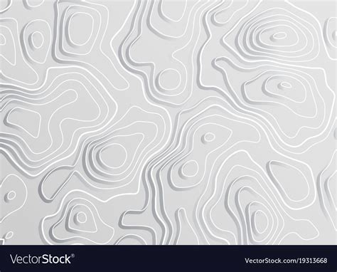 3d topographic map contour elevation concept Vector Image